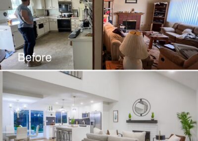 Before and after home design